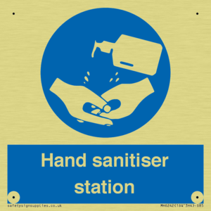 Hand sanitiser station